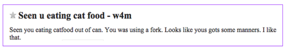 13 Craigslist Ads that Will Completely Change the Way You Look at Dating